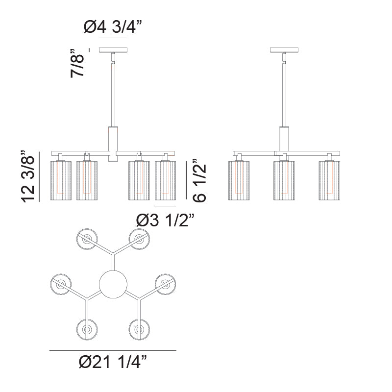 Luminaire suspendu | KRISTOF - Laiton