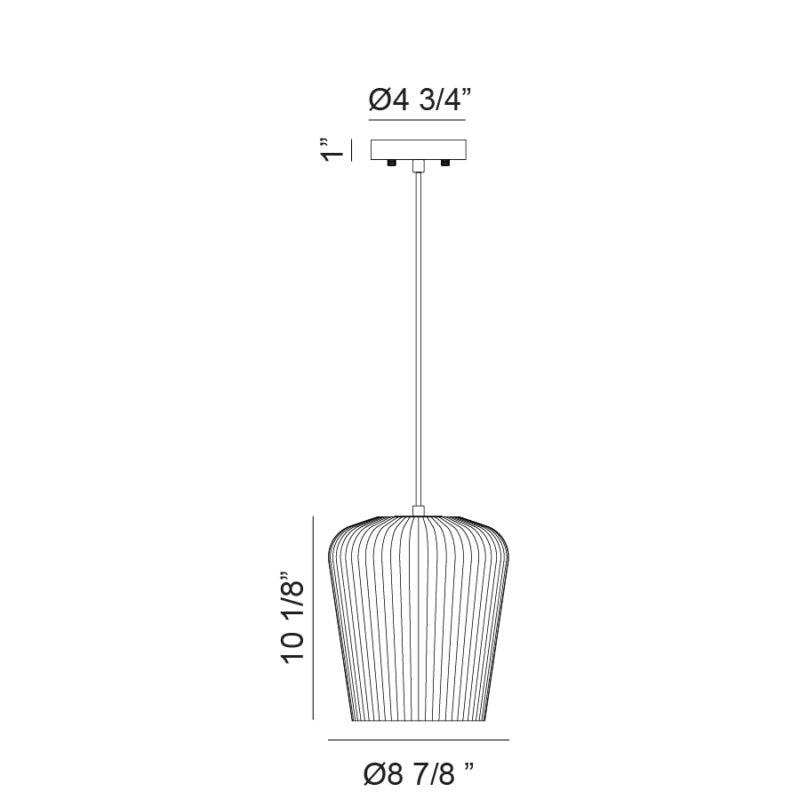 Luminaire suspendu | CHARISMO - Noir
