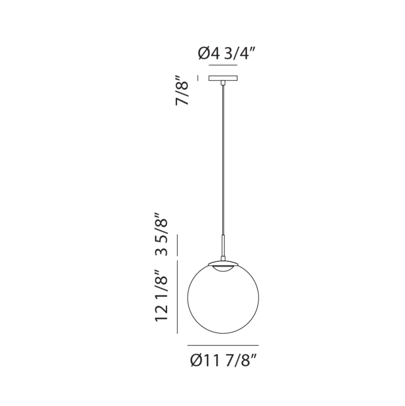 Luminaire suspendu | BOBLE - Noir