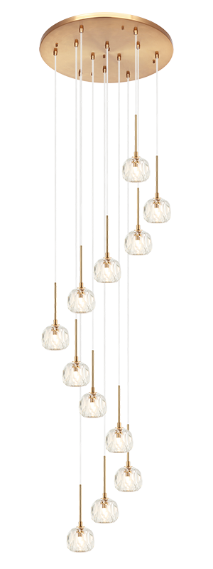 Accessoire | MULTI CEILING CANOPY (LINE VOLTAGE) - Laiton