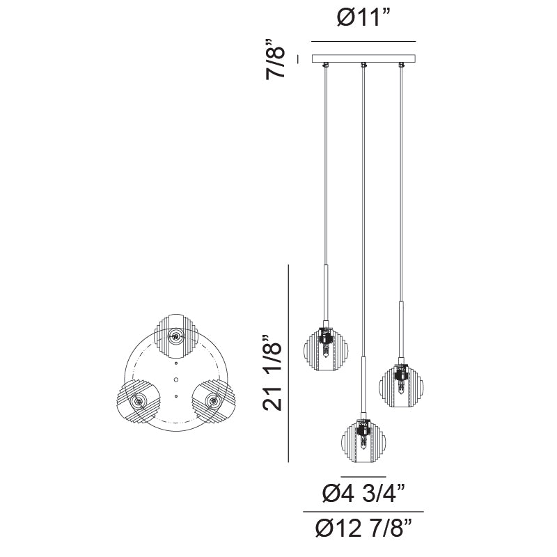 Luminaire suspendu | JEMYCA - Noir