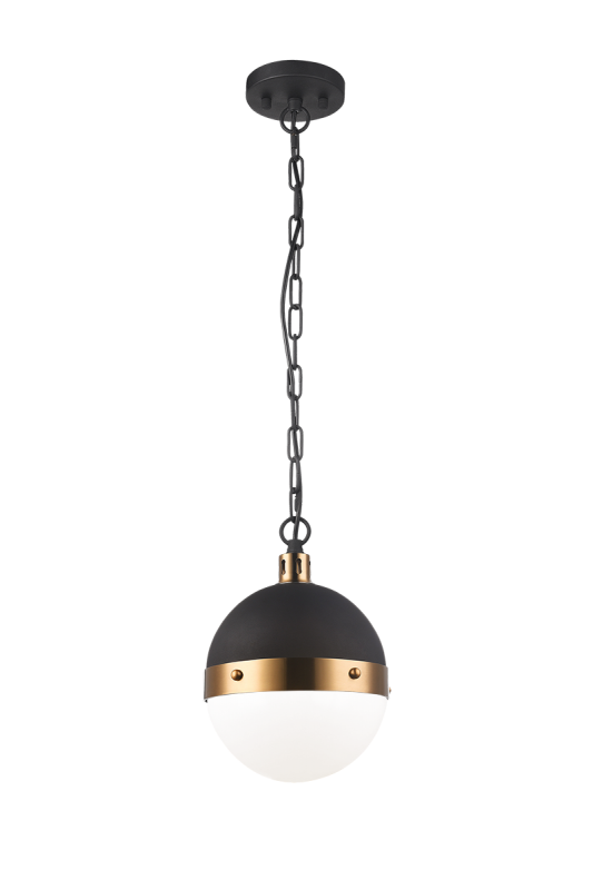 Luminaire suspendu | TORINO - Laiton — Abat-jour ouvert