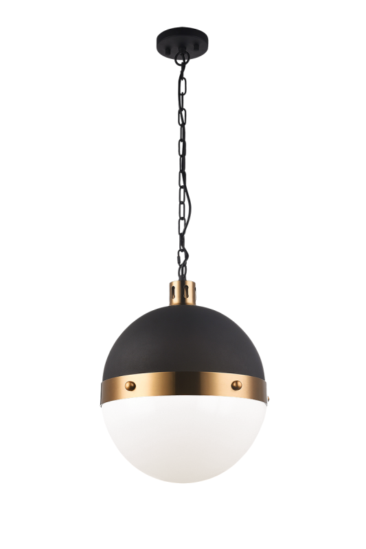 Luminaire suspendu | TORINO - Laiton — Abat-jour ouvert