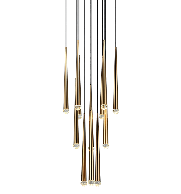 Luminaire suspendu | RENAIE - Laiton