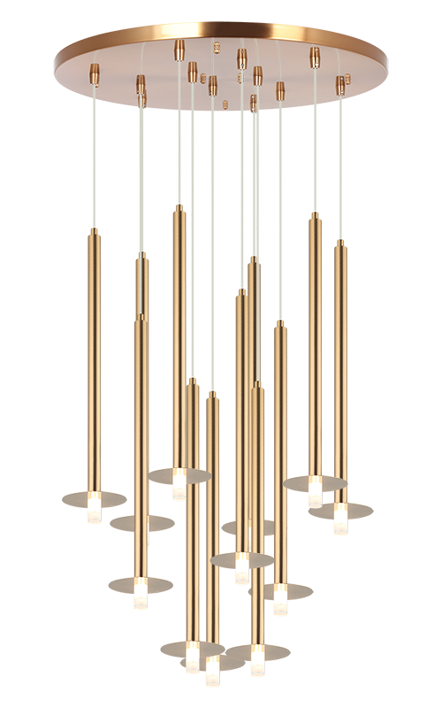 Luminaire suspendu | REIGNDROP - Laiton