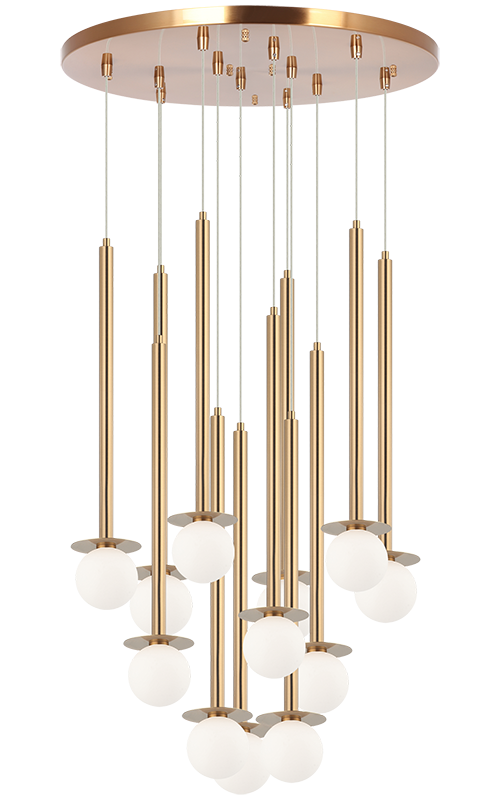 Luminaire suspendu | REIGNDROP - Laiton