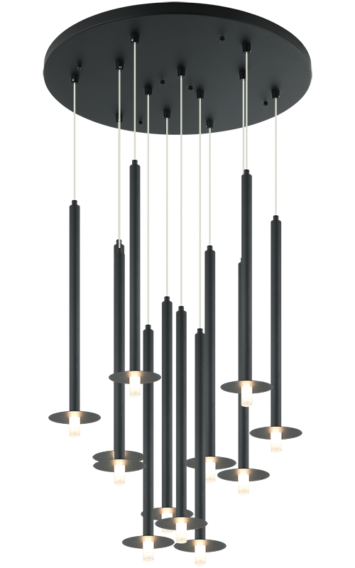 Luminaire suspendu | REIGNDROP - Noir
