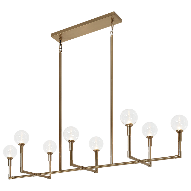 Luminaire suspendu | CANDLESTIX - Laiton — Abat-jour fermé