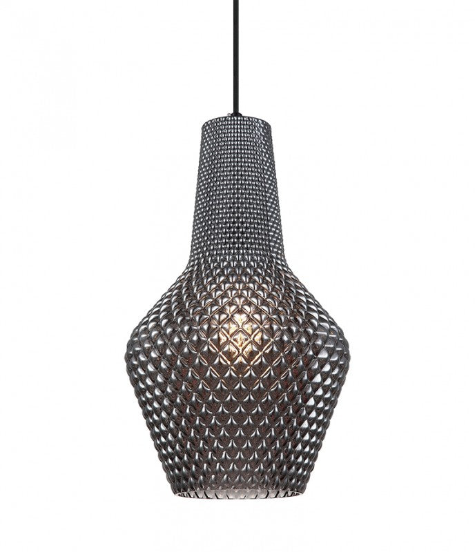 Luminaire suspendu Noir | QUILTED GEM - Noir