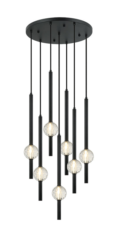 Luminaire suspendu | WINDCHIMER - Noir