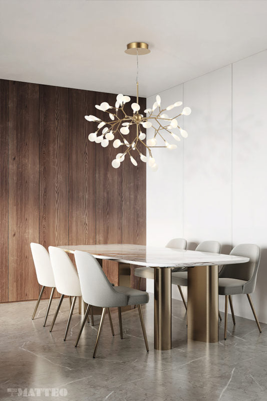 Luminaire suspendu | HYDRAGEA BLOOM - Or