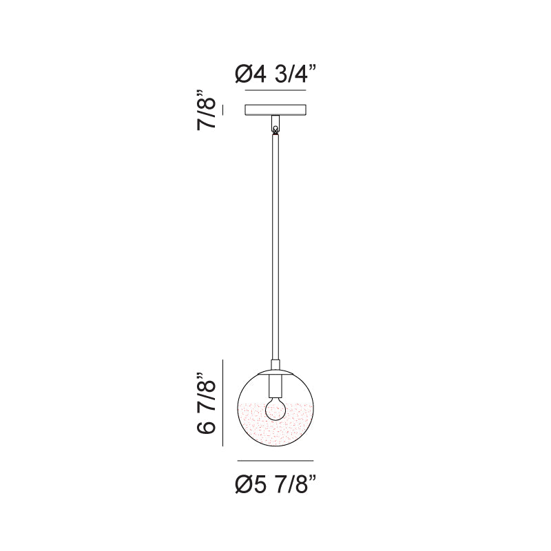 Luminaire suspendu | AVERLEY - Noir