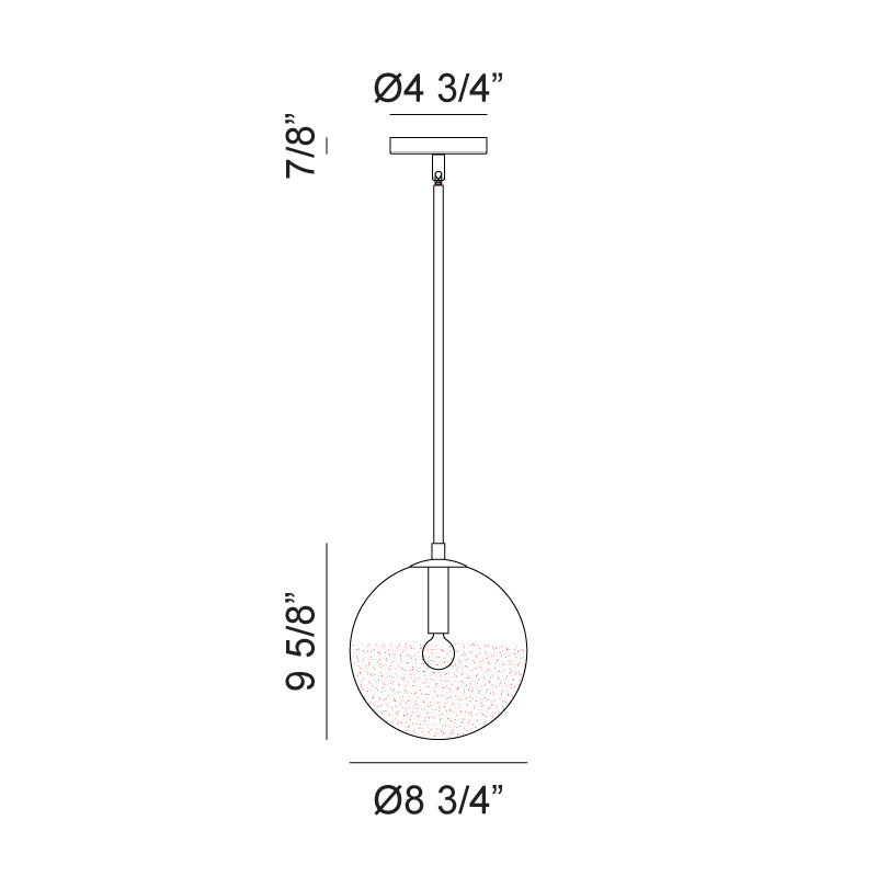 Luminaire suspendu | AVERLEY - Laiton