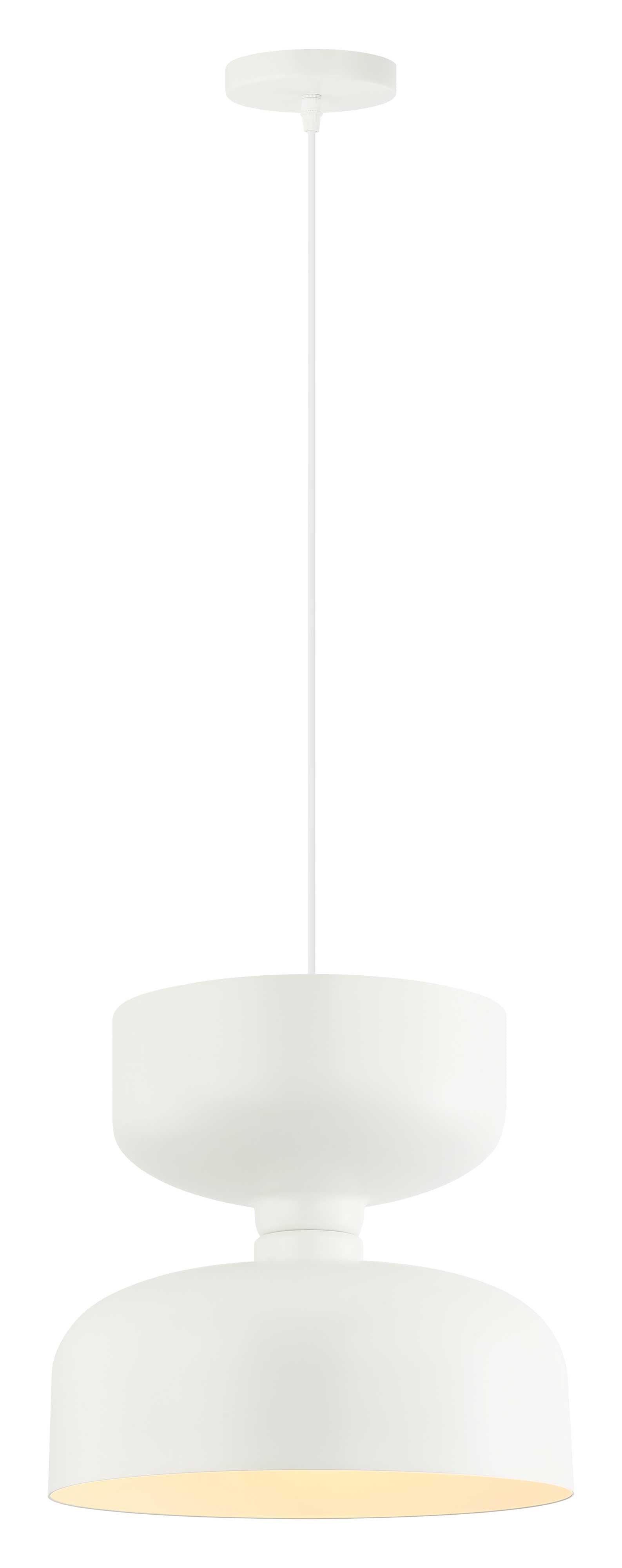 PEDESTAL Pendant White - C71101WH | TEO