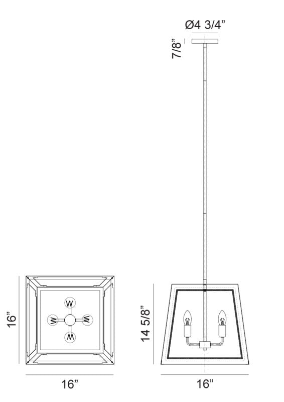 Luminaire suspendu | ROSALIE - Noir et laiton
