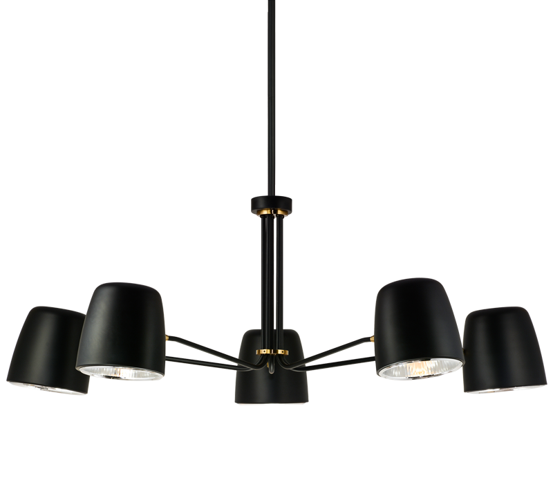 Luminaire suspendu Noir | LUCA - Noir