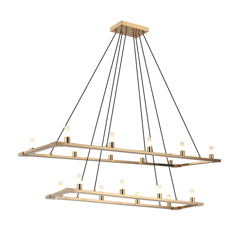 Luminaire suspendu | CASCADIAN - Laiton