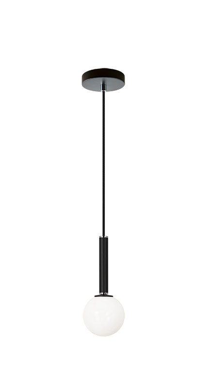 Luminaire suspendu | STELLAR - Noir — Abat-jour ouvert