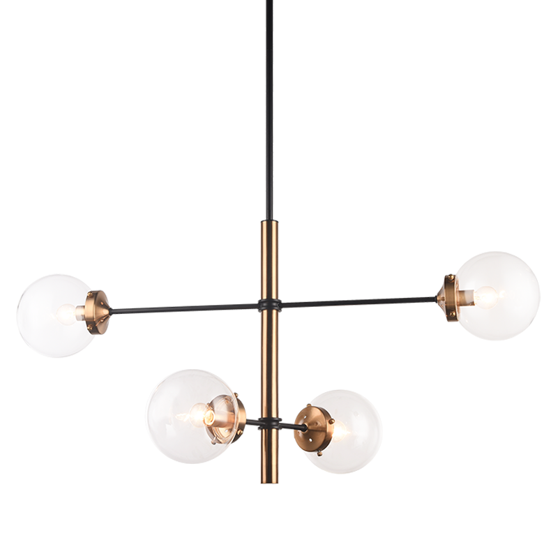 Luminaire suspendu | ENCHANT - Laiton — Abat-jour fermé