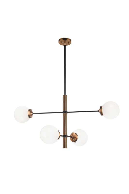 Luminaire suspendu | ENCHANT - Laiton — Abat-jour ouvert