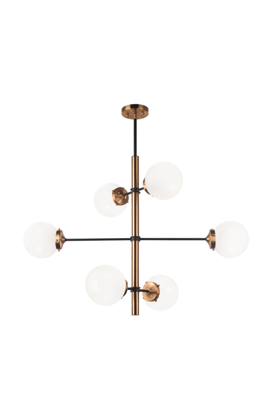 Luminaire suspendu | ENCHANT - Laiton — Abat-jour ouvert
