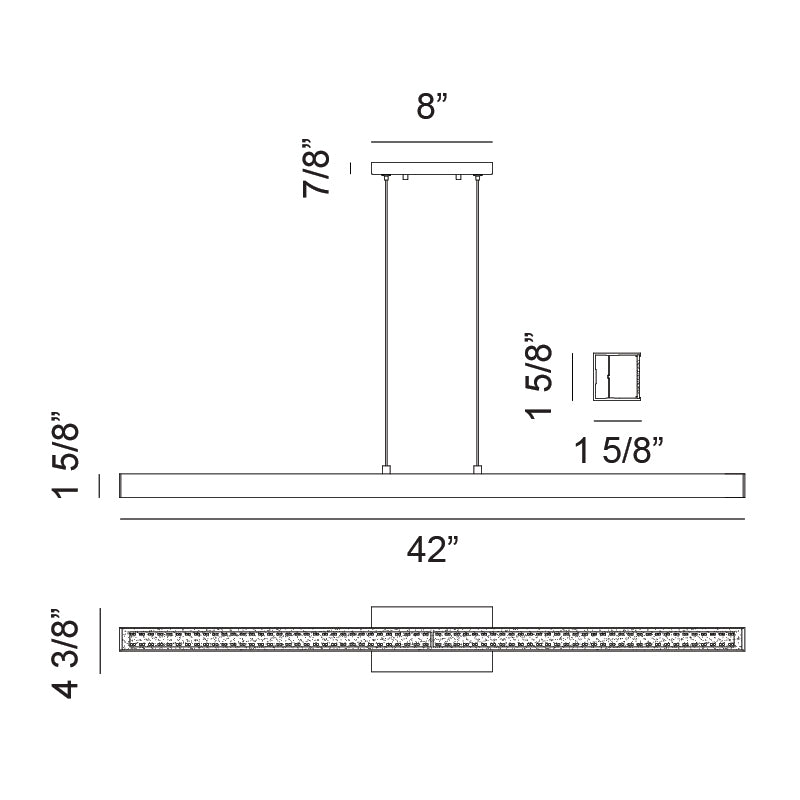 Luminaire suspendu | PRESLEY - Noir