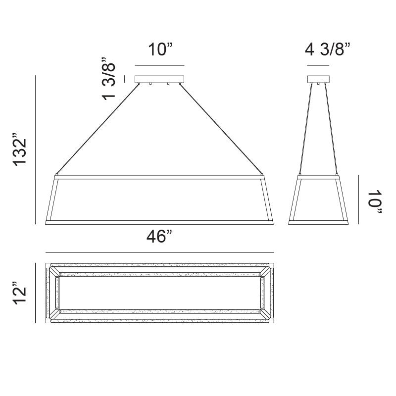 Luminaire suspendu | CARLINGTON - Noir