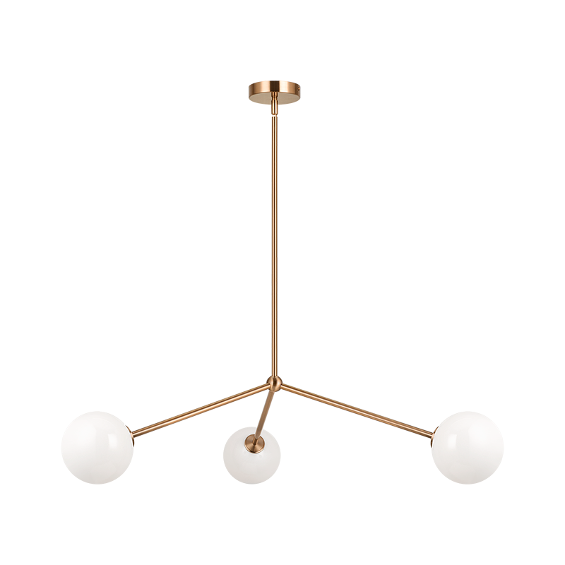 Luminaire suspendu | NOVO - Laiton — Abat-jour ouvert