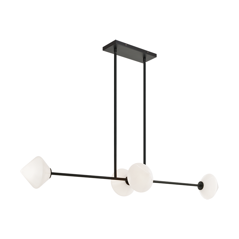 Luminaire suspendu | NOVO - Noir — Abat-jour ouvert