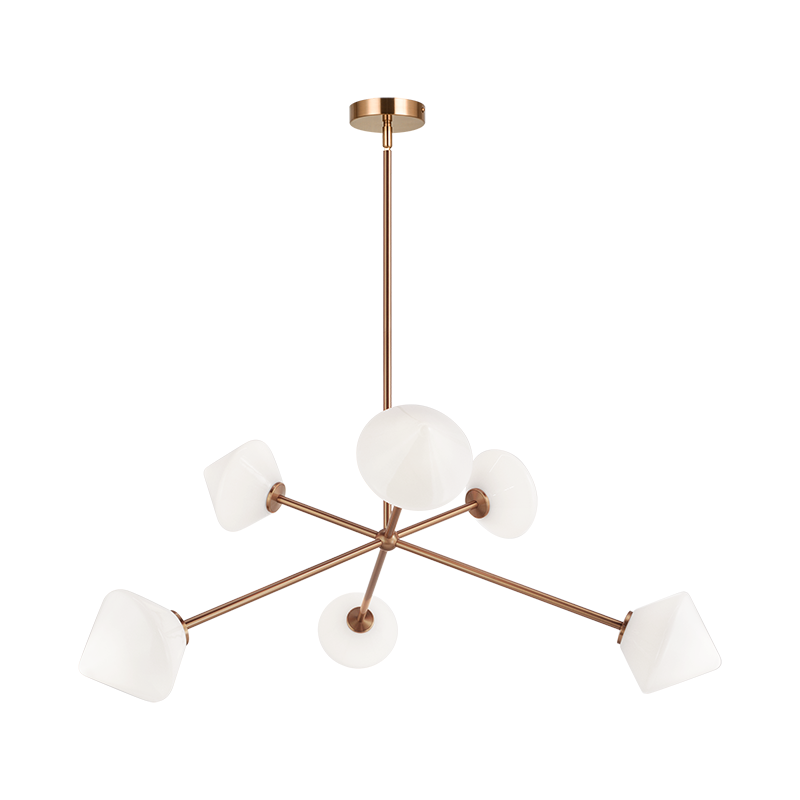 Luminaire suspendu | NOVO - Laiton — Abat-jour ouvert