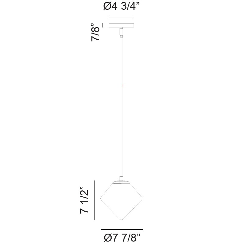 Luminaire suspendu | NOVO - Noir — Abat-jour ouvert