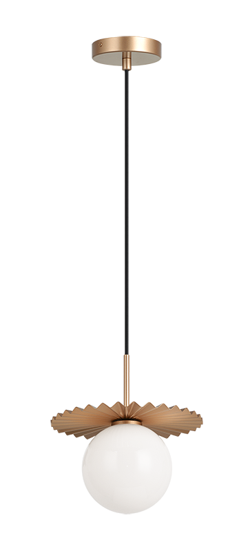 Luminaire suspendu | MODERN RUFF - Or mat