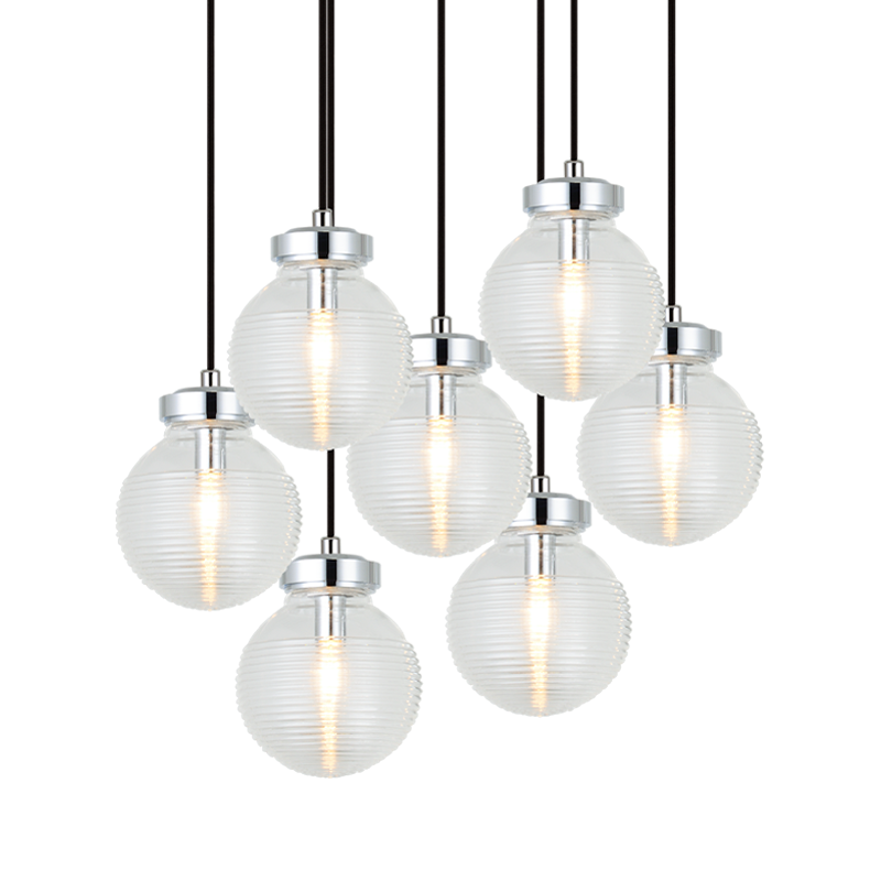 Luminaire suspendu | RIDGE - Chrome