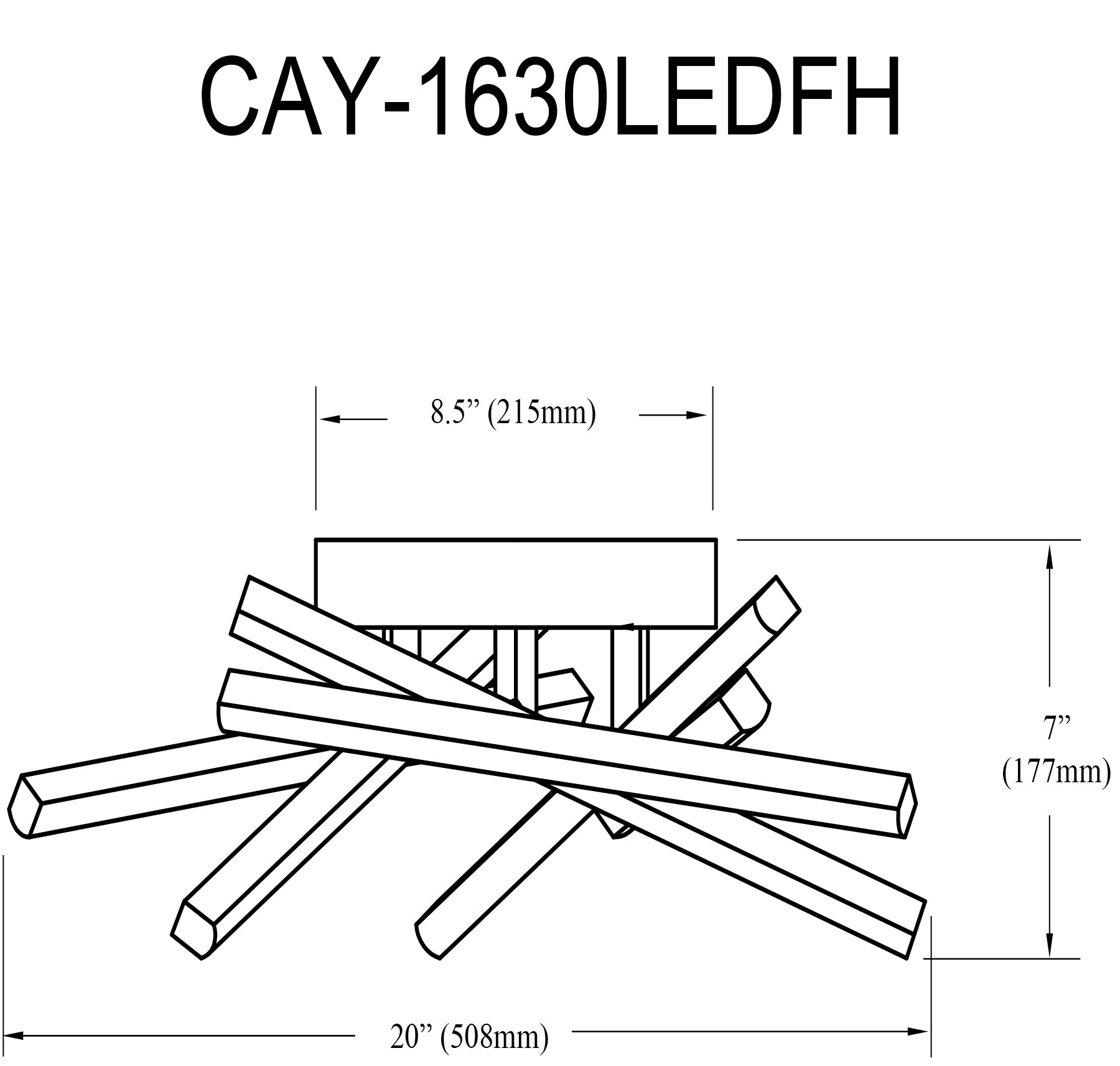 Plafonnier | CARLY — 20 po