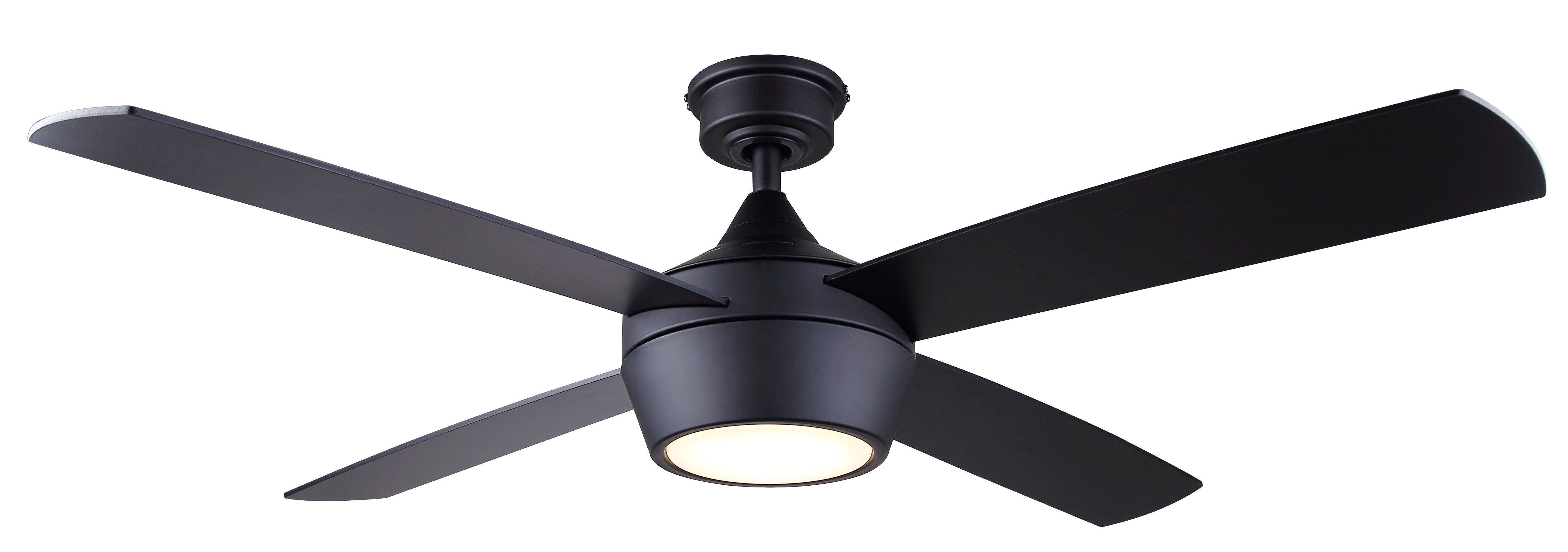 CFAN-52" Ventilateur Noir DEL INTÉGRÉ - CF52JUD4BK | CANARM
