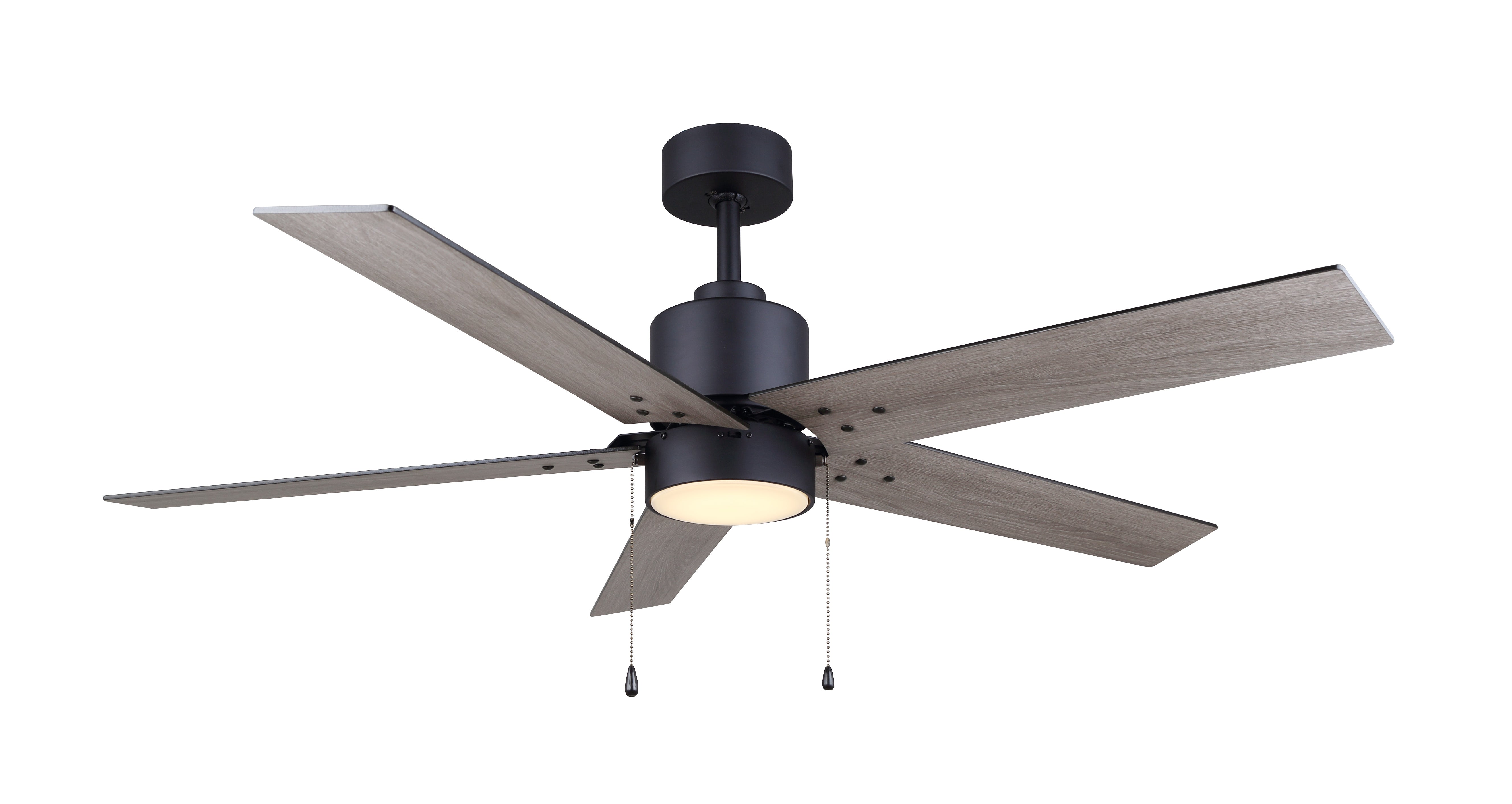 CFAN-52" Ventilateur Noir DEL INTÉGRÉ - CF52ROM5BK-ES | CANARM