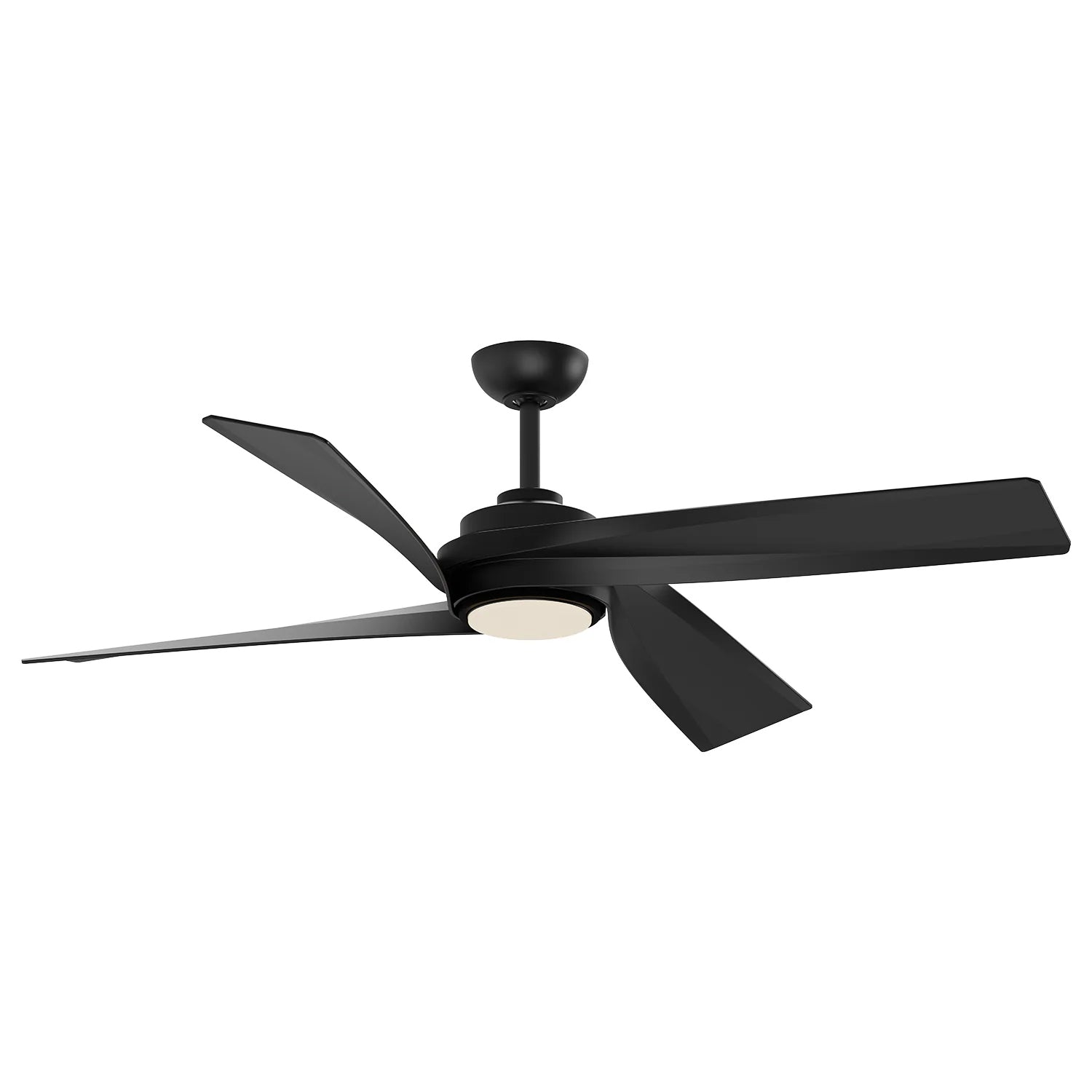 HORIZON Ventilateur Noir DEL INTÉGRÉ - CF96956-MB | KUZCO