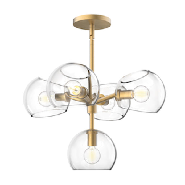 Luminaire suspendu Or brossé | WILLOW