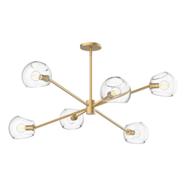Luminaire suspendu Or brossé | WILLOW