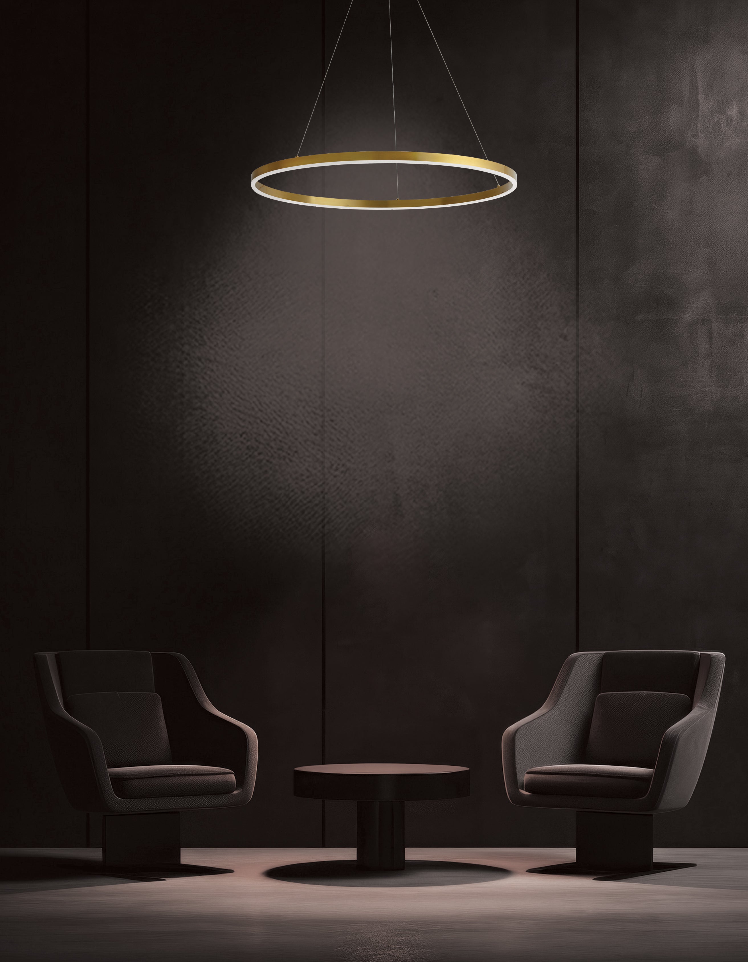Luminaire suspendu | CIRCULO — 32 po × 2 po (CIR-3263C-5CCT)