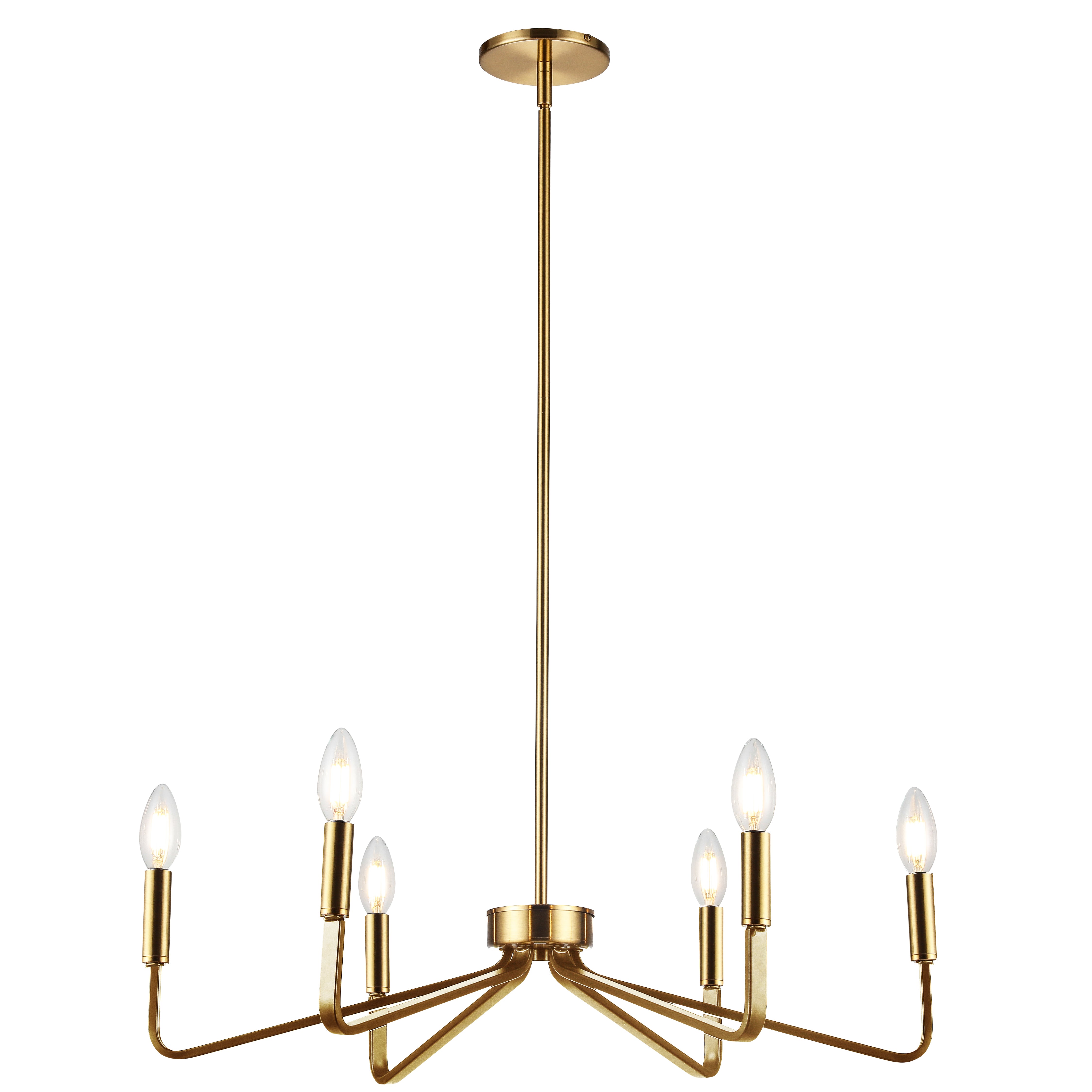 CLAYTON Chandelier Or - CLN-266C-AGB | DAINOLITE