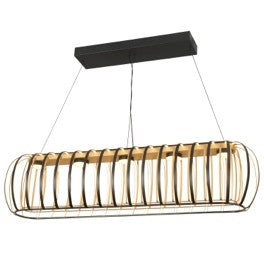 ESTELAR Luminaire suspendu Noir DEL INTÉGRÉ - CN 9464-BKGD | CREATION NOVA