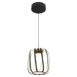 CONTORTO Luminaire suspendu Noir DEL INTÉGRÉ - CN 9471-BK | CREATION NOVA