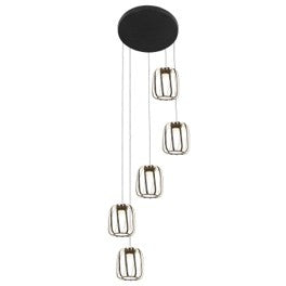 CONTORTO Luminaire suspendu Noir DEL INTÉGRÉ - CN 9475-BK | CREATION NOVA
