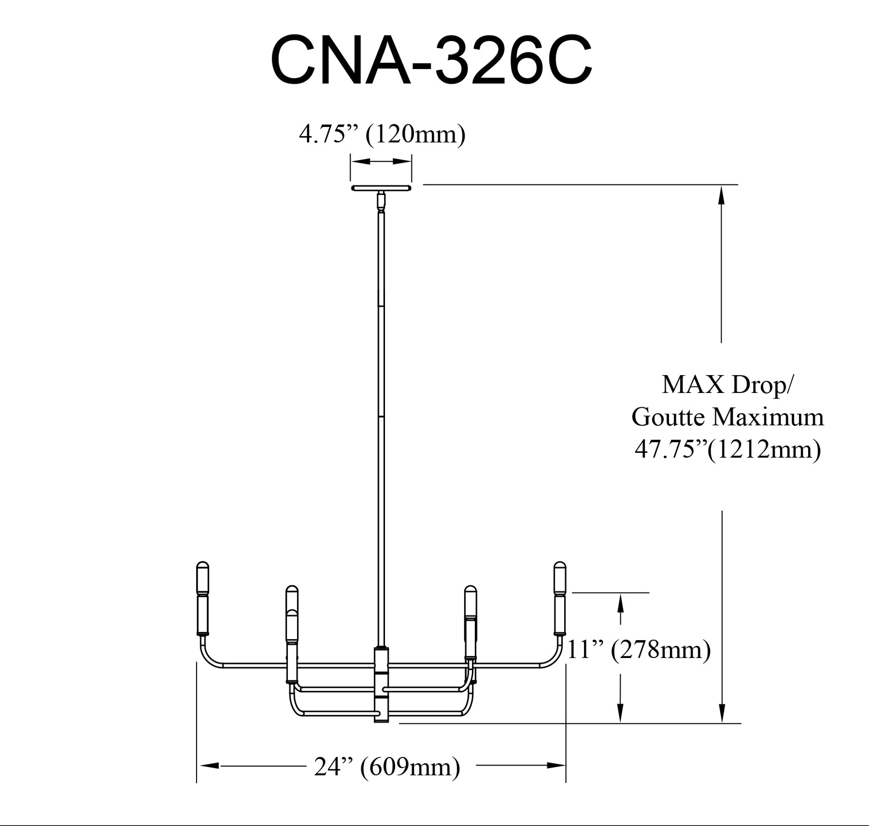 Luminaire suspendu Noir mat | CATALINA