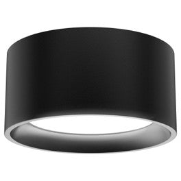 TENKO Plafonnier Noir DEL INTÉGRÉ - CN XSM-07-C28BLK | CREATION NOVA