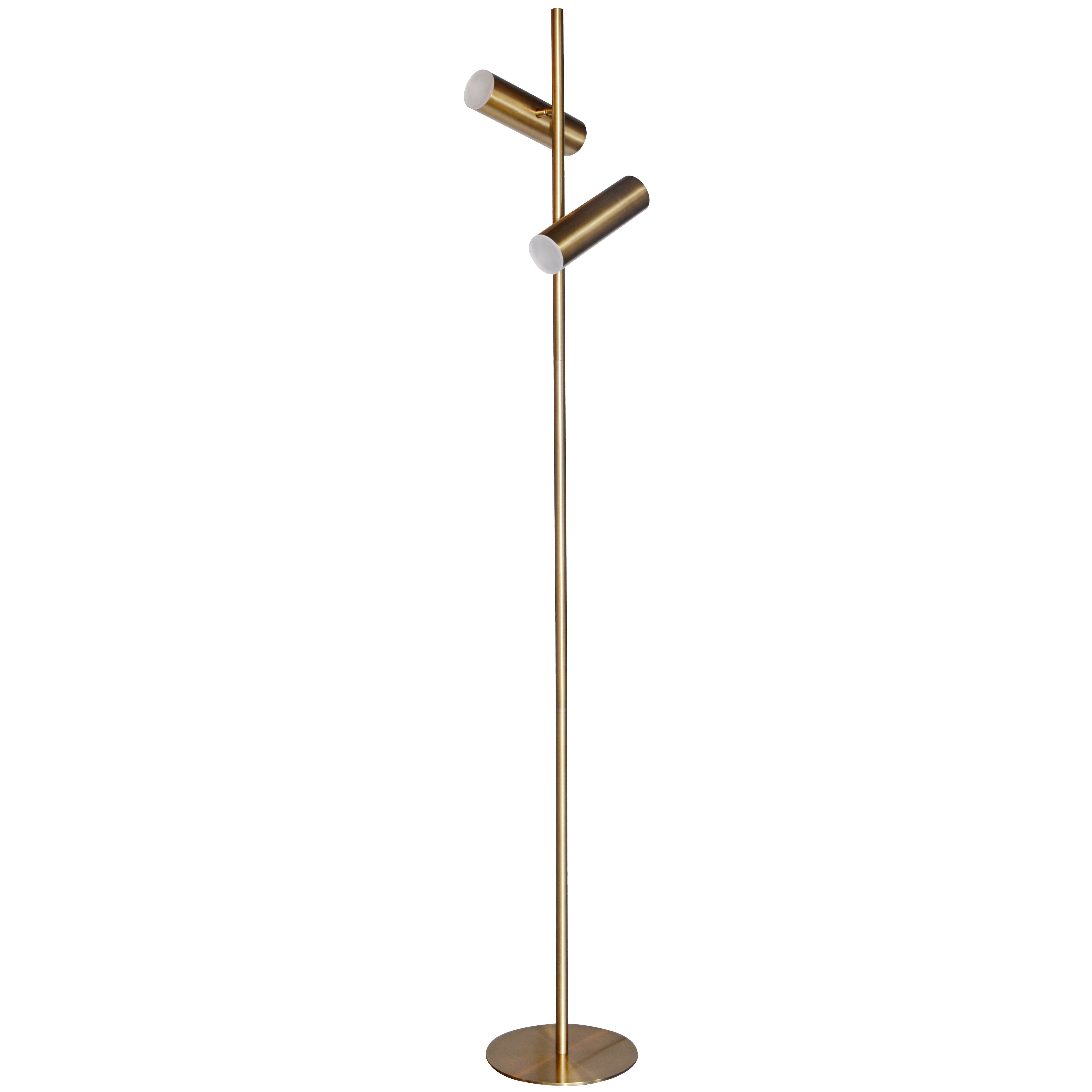 Lampe de plancher  Laiton vieilli | CONSTANCE