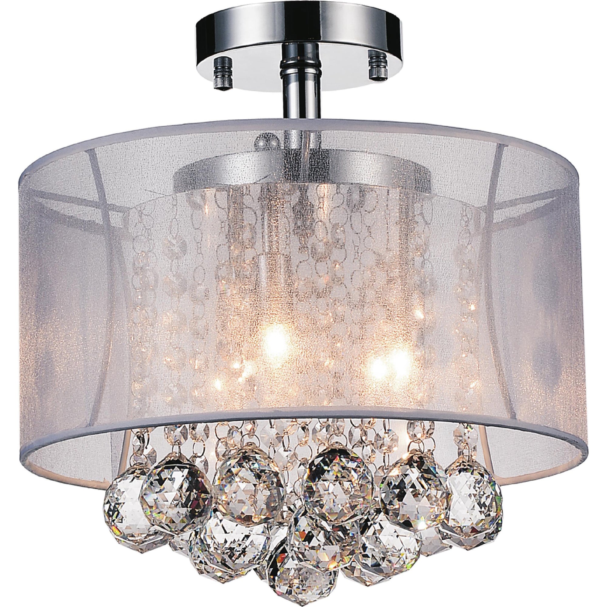 Plafonniers Chrome - Radiant | 5062C12C (Clear + W)