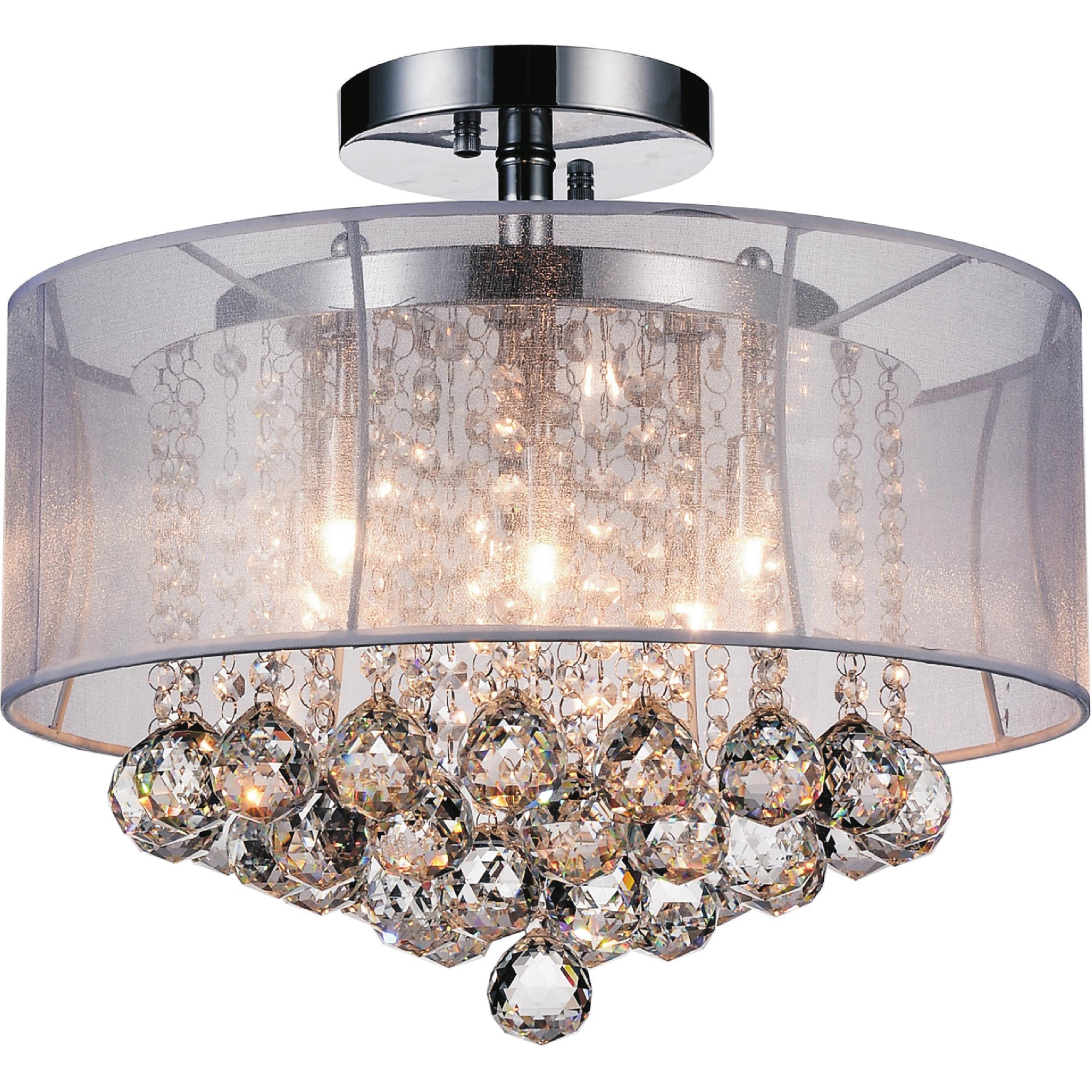 Plafonniers Chrome - Radiant | 5062C16C (Clear + W)