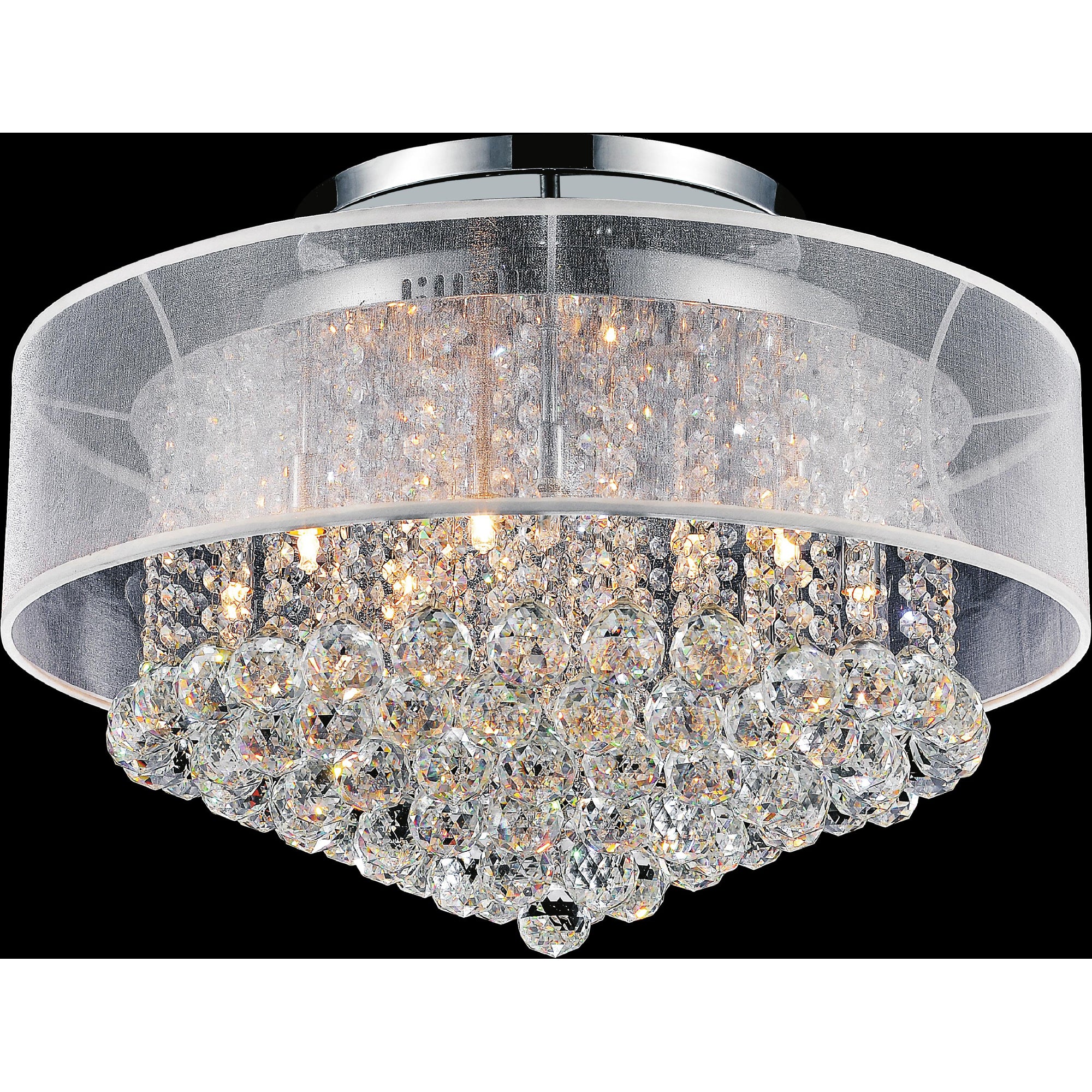 Plafonniers Chrome - Radiant | 5062C24C (Clear + W)